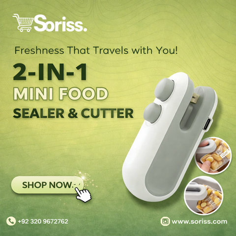 Rechargeable 2 in 1 Portable Mini Food Bag