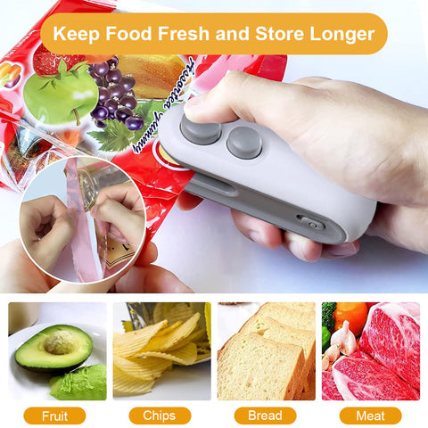 Rechargeable 2 in 1 Portable Mini Food Bag