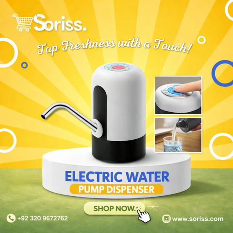 Electric Water Pump Dispenser with USB Auto Charging