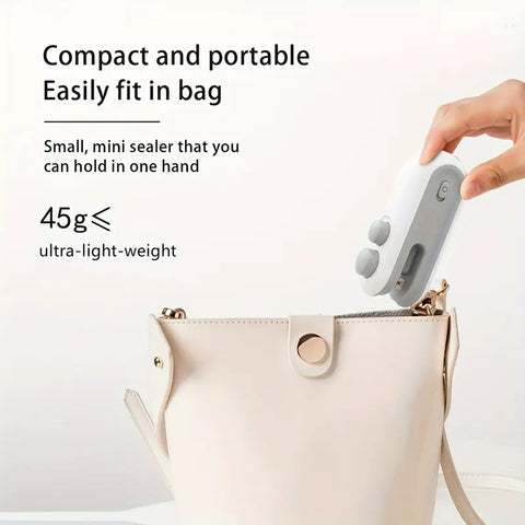 Rechargeable 2 in 1 Portable Mini Food Bag